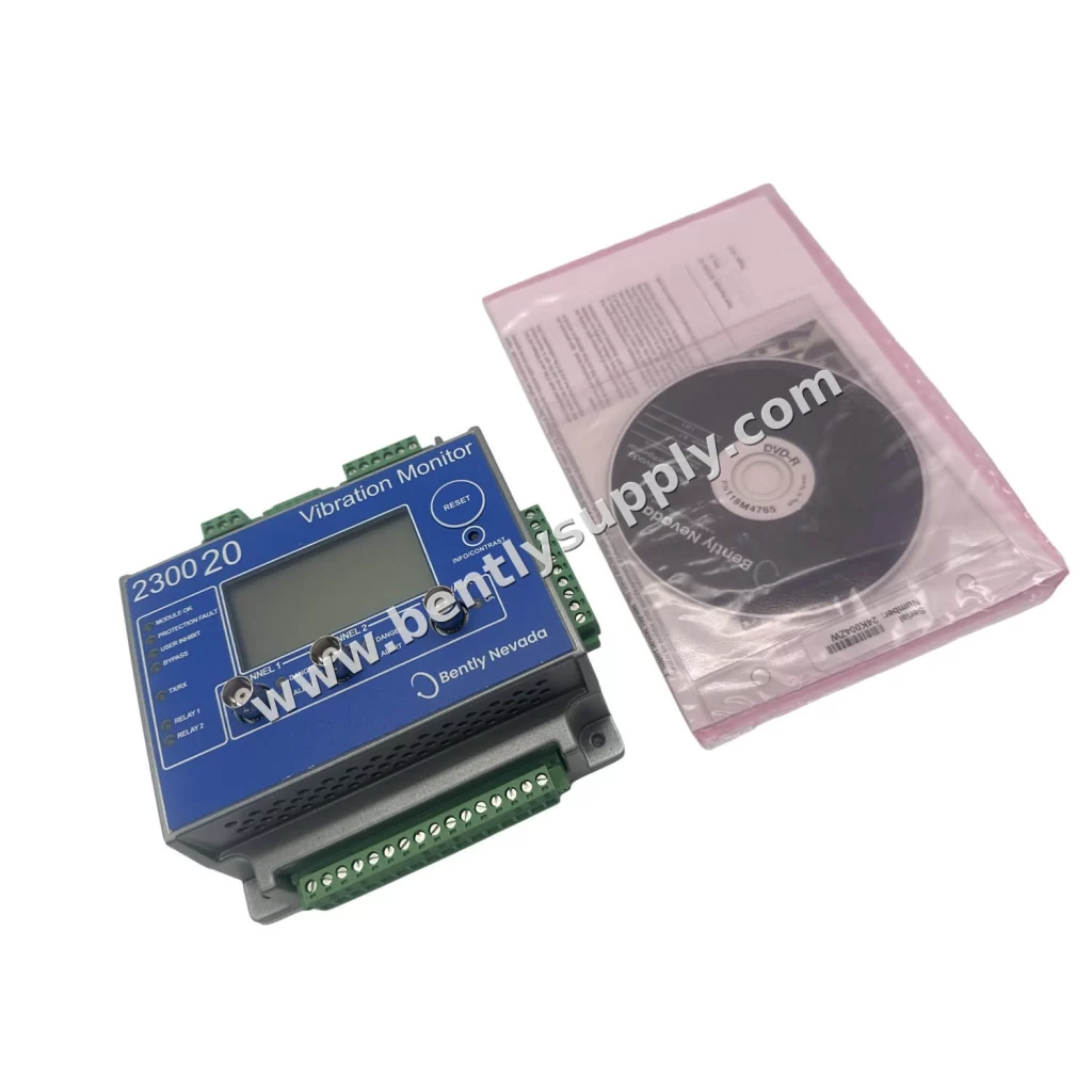 Bently Nevada 2300/20-00 product photo — Bently Nevada 2300/20-00 Module de surveillance