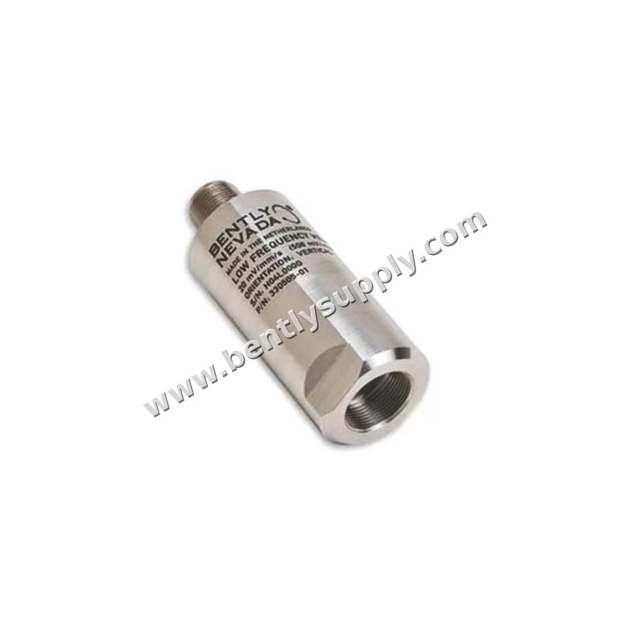 Bently Nevada 330505-01-02-04 product photo — Bently Nevada 330505-01-02-04 Low Frequency Velocity Sensor