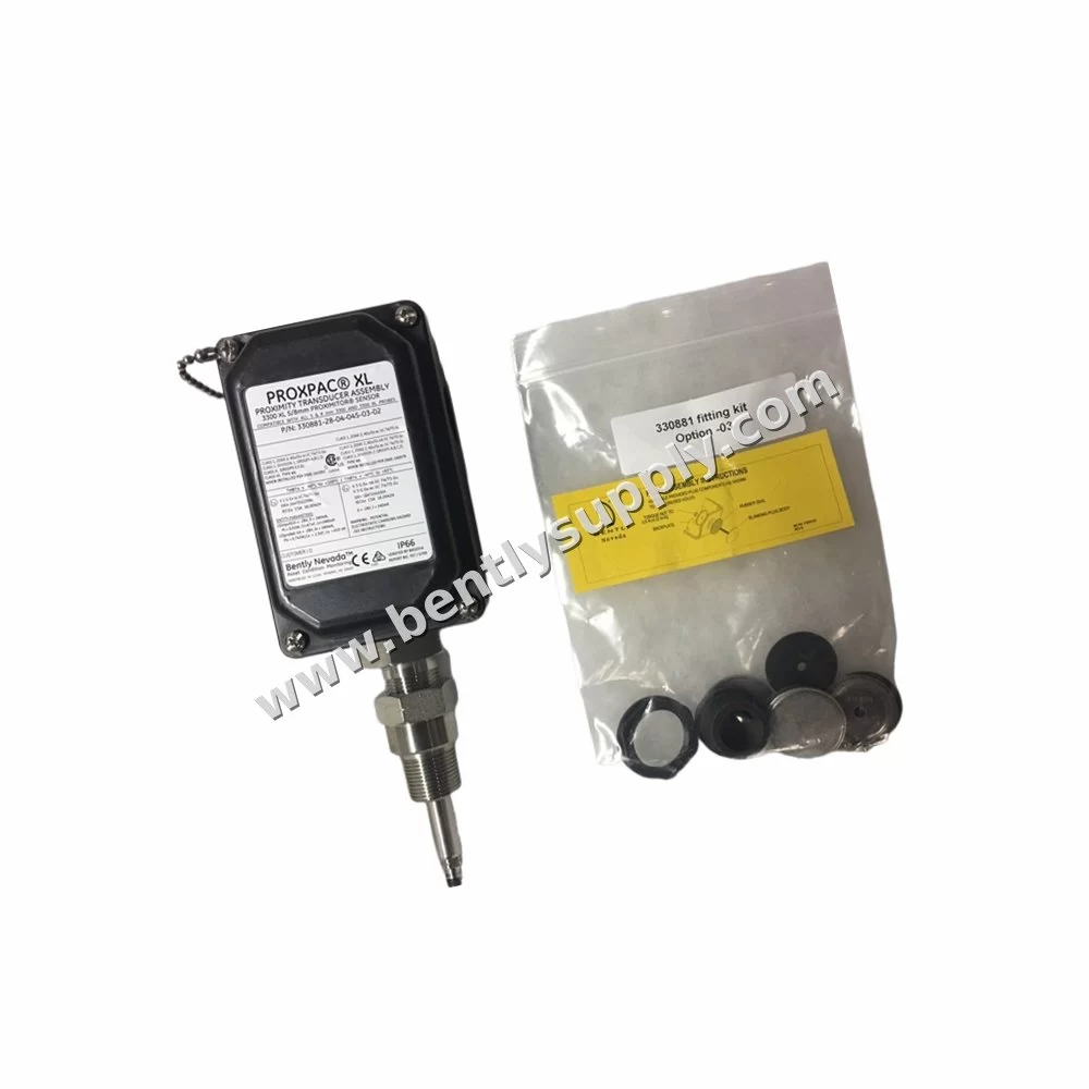 Bently Nevada 330881-28-04-050-06-02 product photo — Bently Nevada 330881-28-04-050-06-02 PROXPAC XL Proximity Transducer