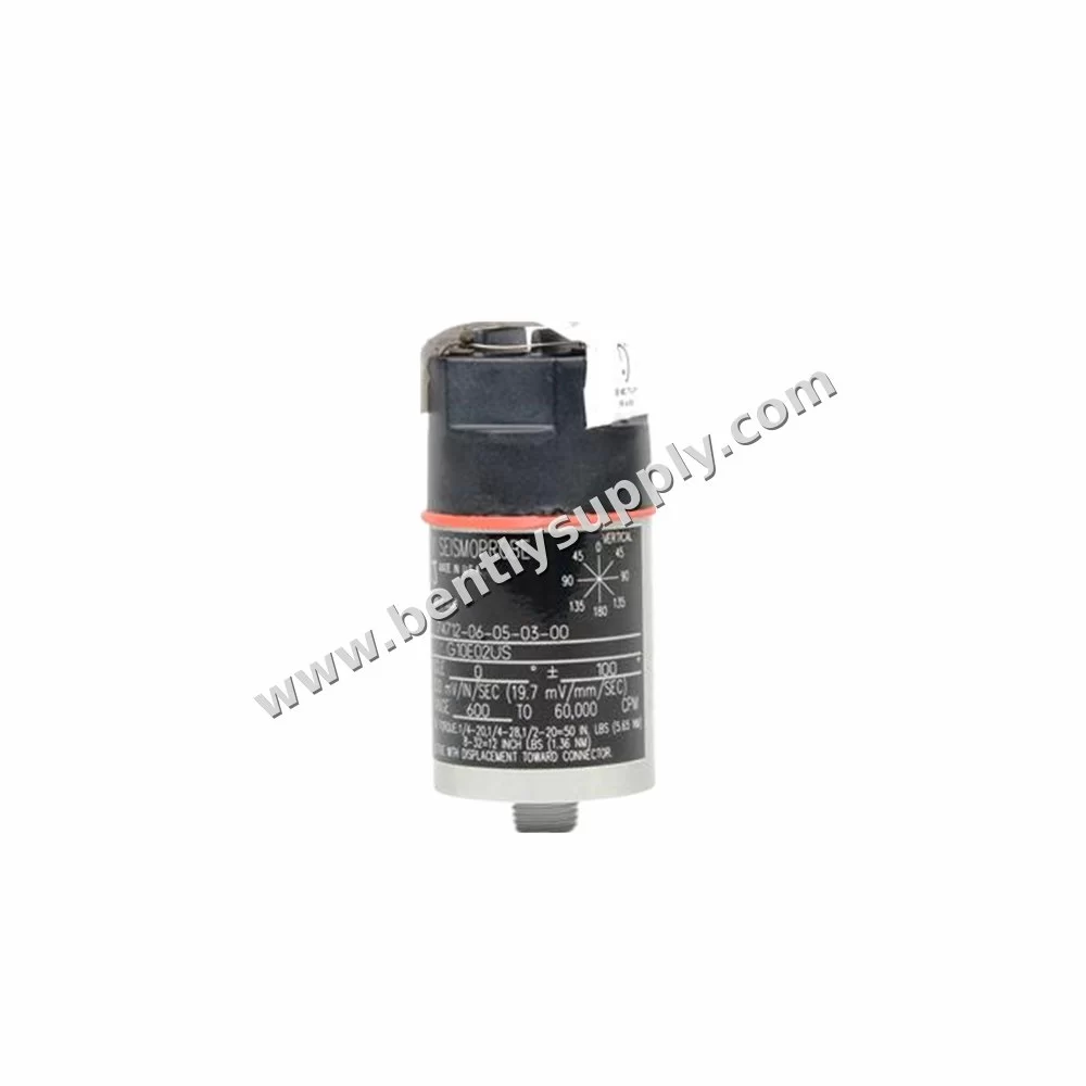 Bently Nevada 9200-03-01-01-00 product photo — Bently Nevada 9200-03-01-01-00 Two-Wire Velocity Seismoprobe Transducer